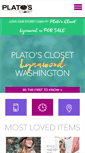 Mobile Screenshot of platosclosetlynnwood.com